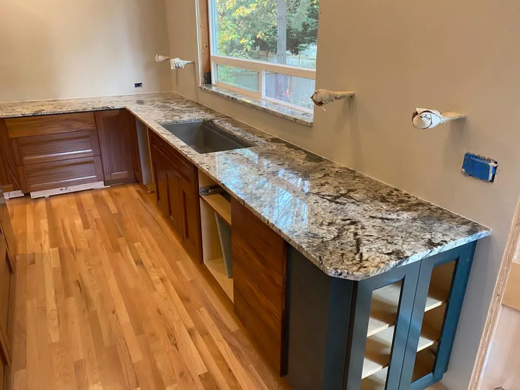 Countertop project by Top Granite, kitchen with new stone countertops