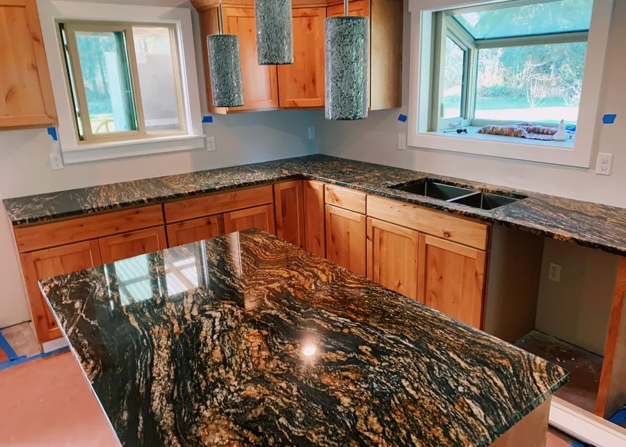 Kitchen countertops by Top Granite. A Top Granite project