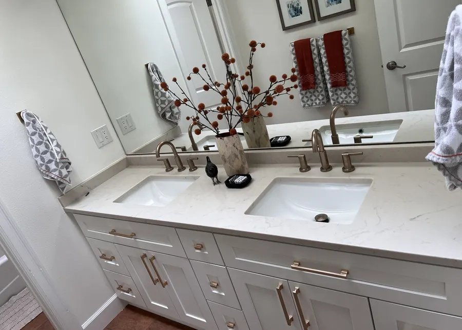 Bathroom vanity by Top Granite. A Top Granite project