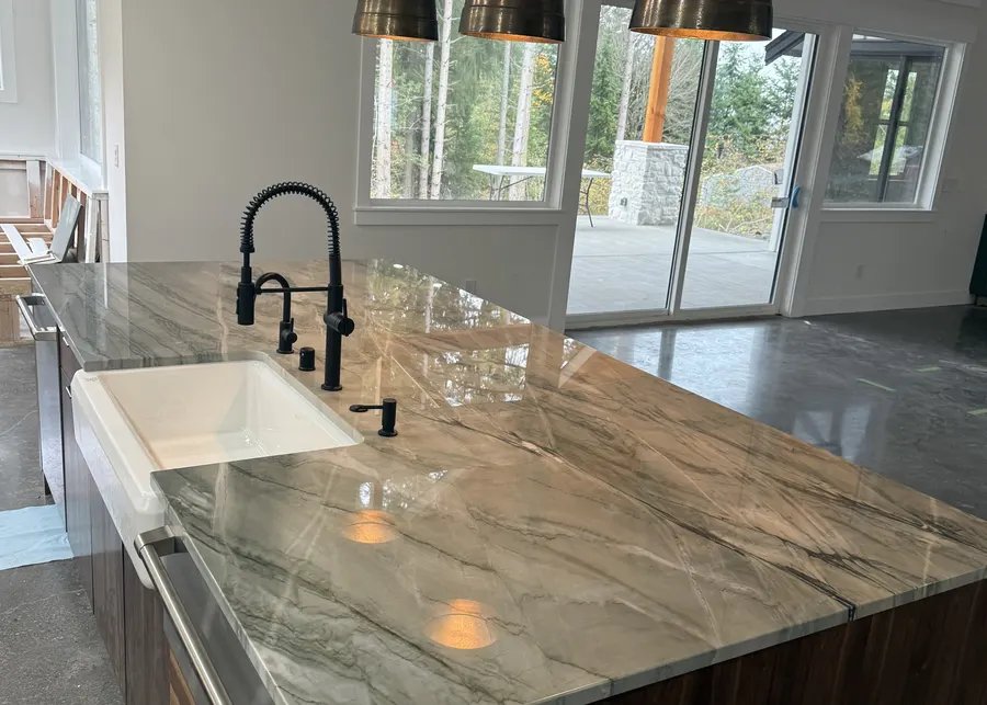 Kitchen countertops by Top Granite. A Top Granite project