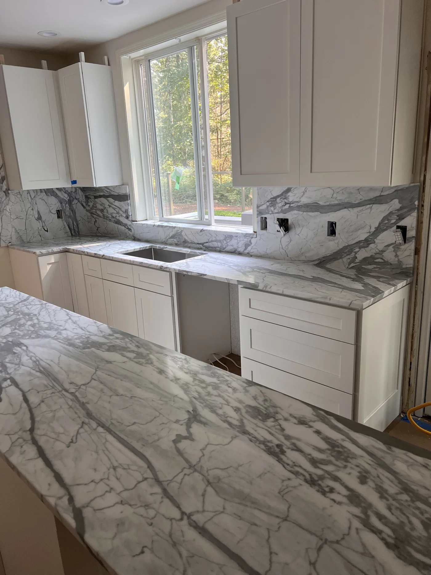 Top Granite project with a marble countertop