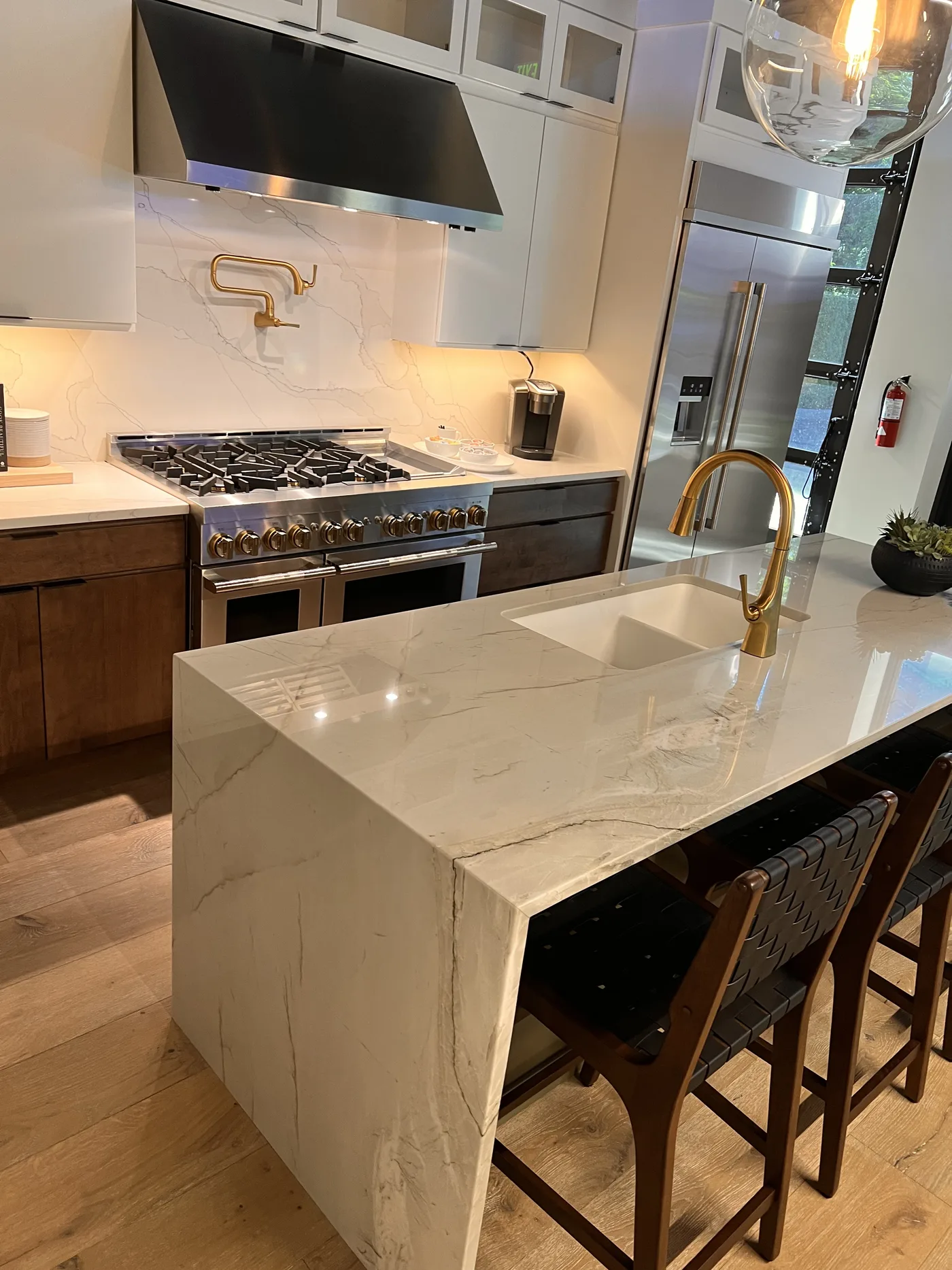 Top Granite project with a quartz countertop