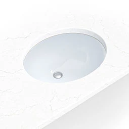 MSI Vanity White Oval Porcelain 1512