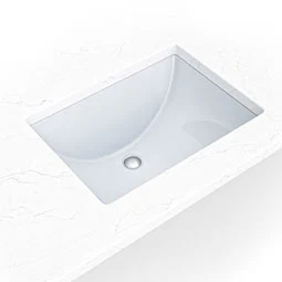 MSI White Porcelain Sink 18X13