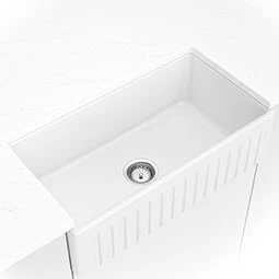 MSI Fireclay Farmhouse White Single Bowl-3318