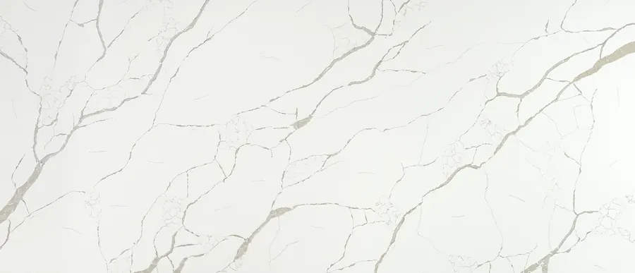 Calacatta Laza quartz slab, MSI Q Premium