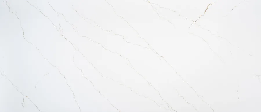 Calacatta Miraggio Gold quartz slab, MSI Q Premium