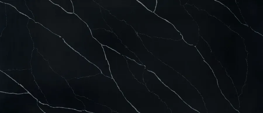 Marquina Midnight quartz slab, MSI Q Premium