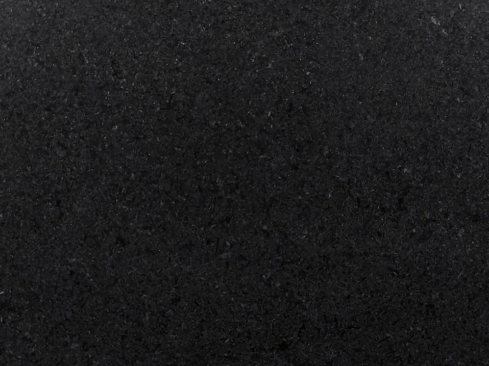 Absolute Black 3cm Polished + Leathered slab at Easy Stones Seattle