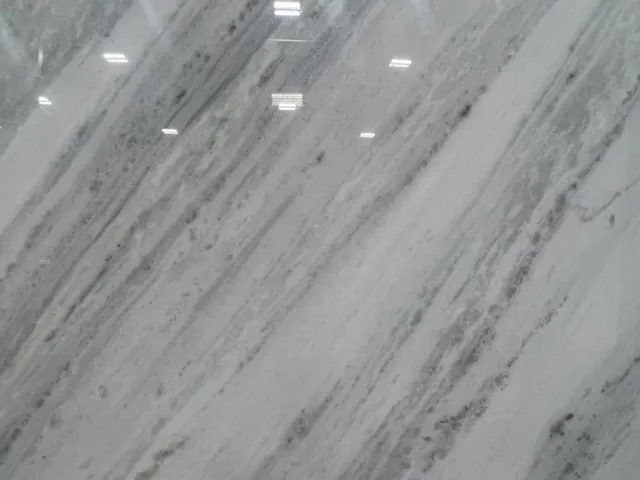 Aspen White 3cm Polished slab at Easy Stones Seattle