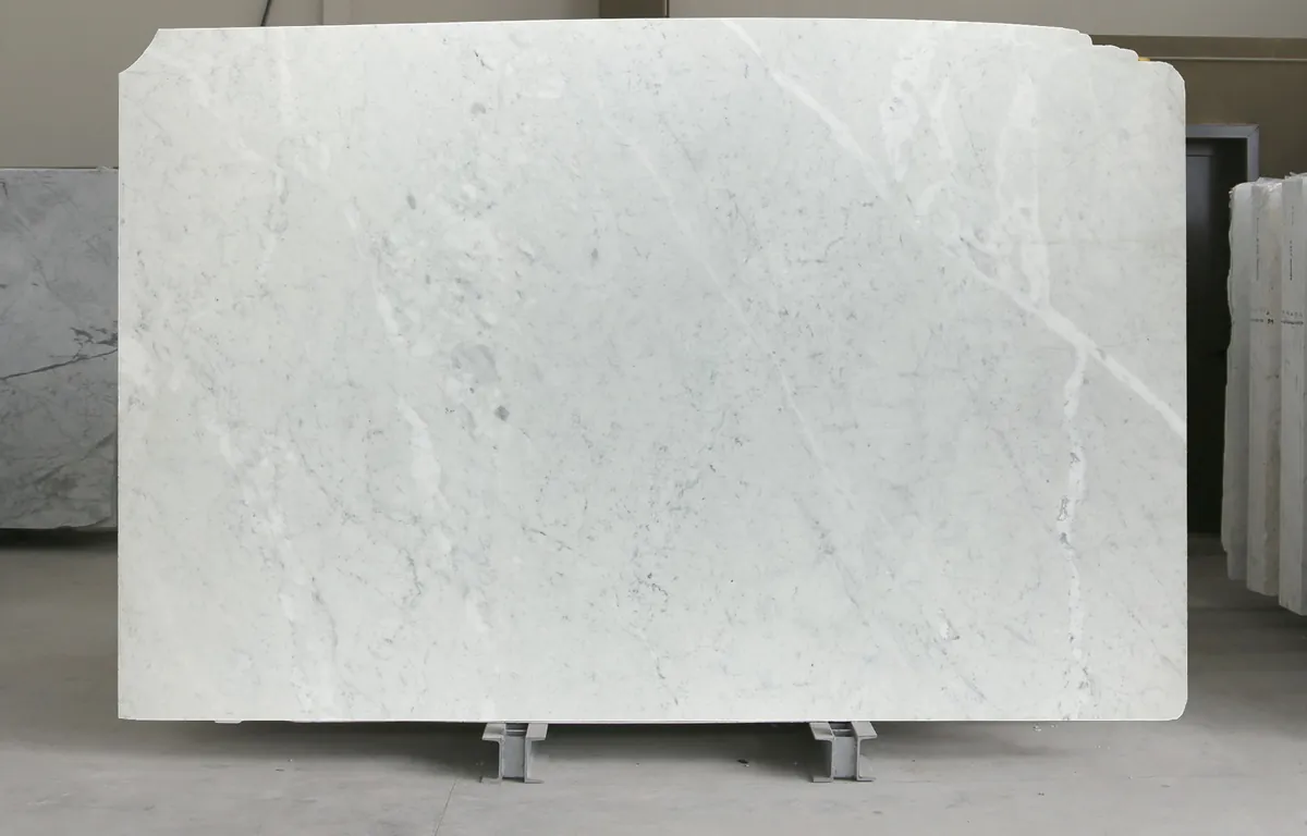 Bianco Carrara 3cm Polished + Honed slab at Easy Stones Seattle