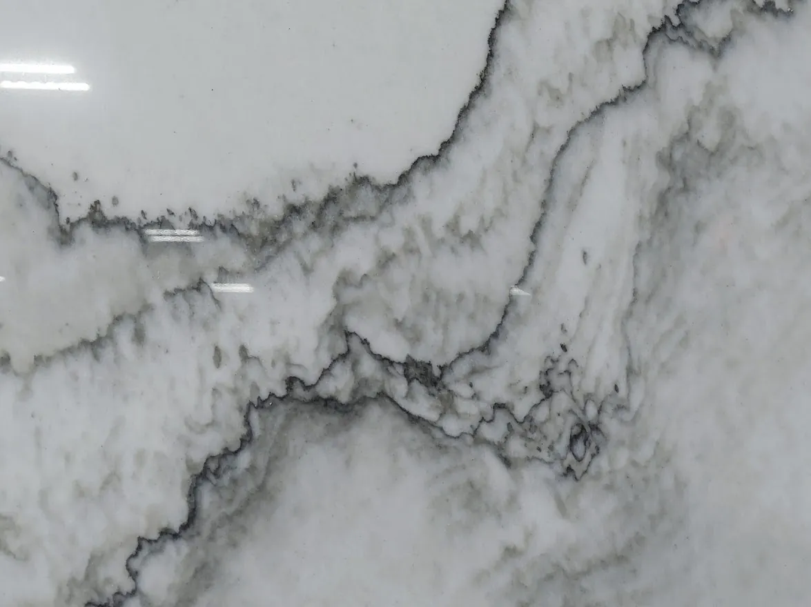 Infinity White 3cm Polished slab at Easy Stones Seattle