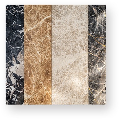 Multicolor marble plate